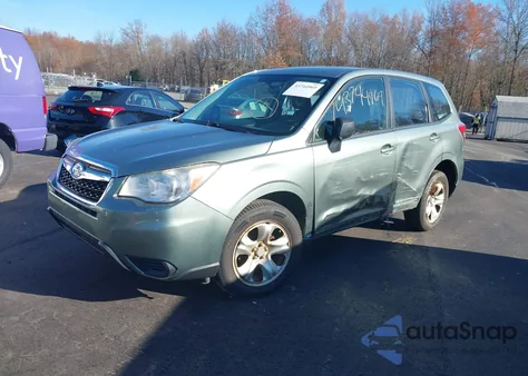 2014 Subaru Forester 2.5I from USA, damaged, VIN JF2SJAAC7EG439622